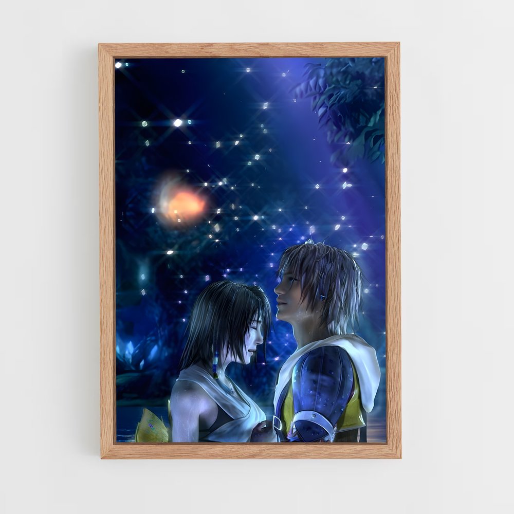 Poster L'Amour Aquatique – affiche Final Fantasy (vue 4)